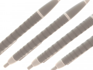 steel ballpoint pen Model 3D