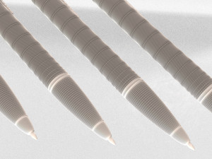 steel ballpoint pen Model 3D