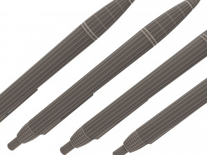 steel ballpoint pen Model 3D