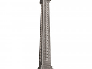 classic baluster 03 3D मॉडल