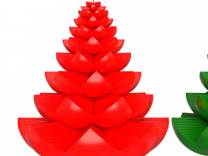 christmas tree candle 3D 모델