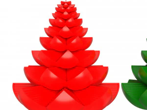 christmas tree candle 3D Model
