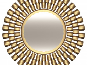 round mirror wall art decor 3Dモデル