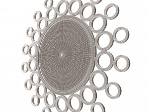 gold bubble wall mirror 3Dモデル