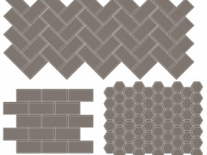 3d glazed bricks Model 3D