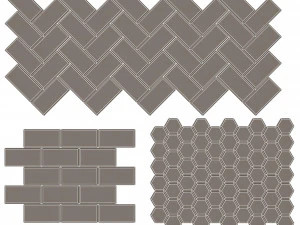 3d glazed bricks 3D Model