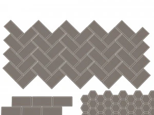 3d glazed bricks 3D Model
