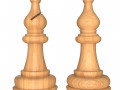 3d wooden chess bishop 3D Models