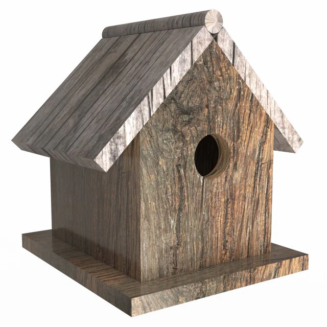 birdhouse 3D Model .c4d .max .obj .3ds .fbx .stl .blend