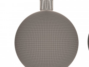 assorted christmas ball ornament set Model 3D