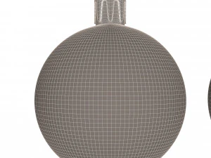 assorted christmas ball ornament set 3D Model