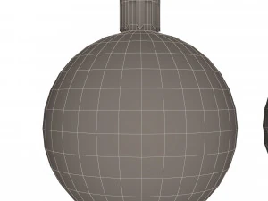 assorted christmas ball ornament set 3D Model
