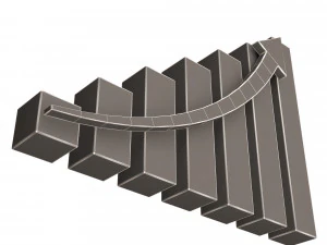 gr&aacute;fico de barras Modelo 3D