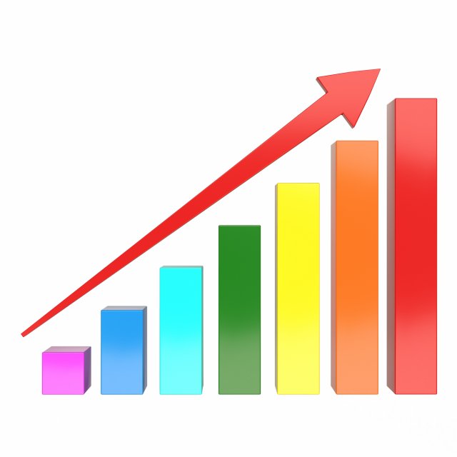 bar chart 02 Model 3D .c4d .max .obj .3ds .fbx .stl .blend 