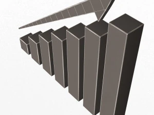 bar chart 02 3D Model