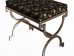 accent-vanity stools 3D मॉडल