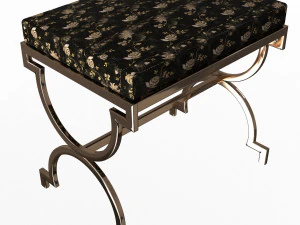 accent-vanity stools 3D Model