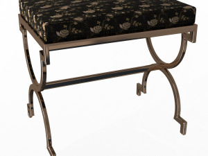 accent-vanity stools Model 3D