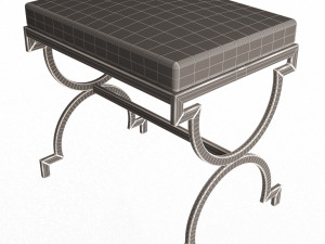 accent-vanity stools Model 3D