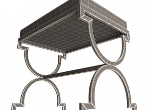 accent-vanity stools 3D Model