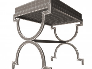 accent-vanity stools Model 3D