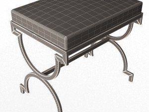 accent-vanity stools Model 3D