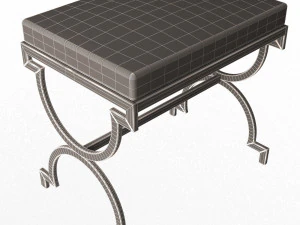 accent-vanity stools 3D Model