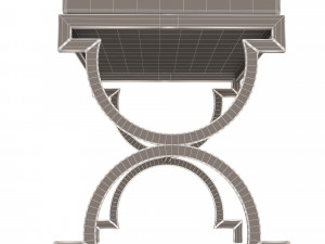 accent-vanity stools Model 3D