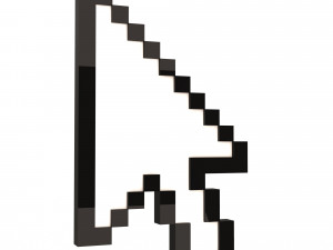 arrow cursor 3D-Modell