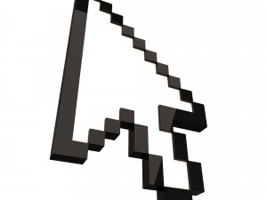 arrow cursor Modèle 3D