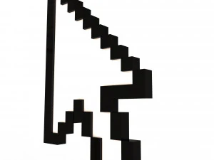 arrow cursor 3D Model