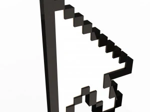 arrow cursor 3D Model
