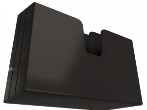 horizontal folder organizer black 02 3D Model