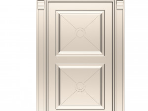 classic door 07 Modelo 3D