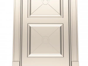 classic door 07 3D Model