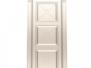 classic door 07 Modelo 3D