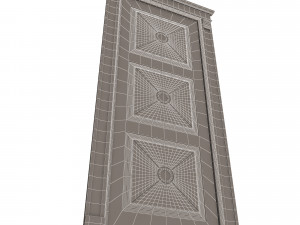 classic door 07 Modelo 3D