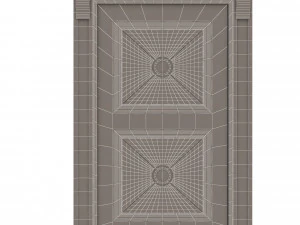 classic door 07 3D Model