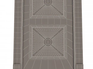 classic door 07 3D Model