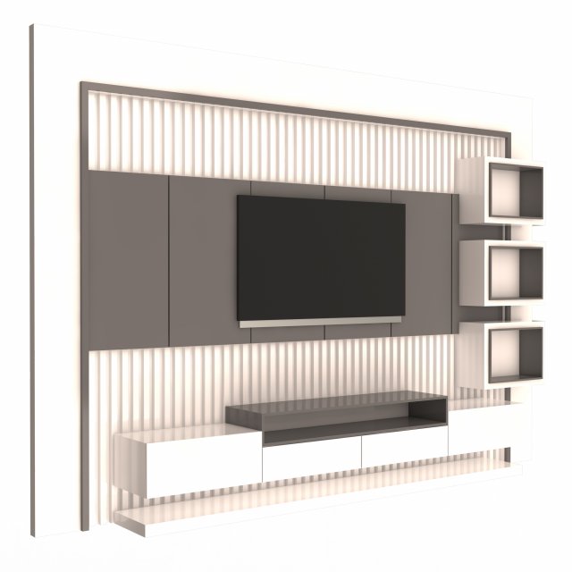 tv stand azer Model 3D .c4d .max .obj .3ds .fbx .stl .blend 
