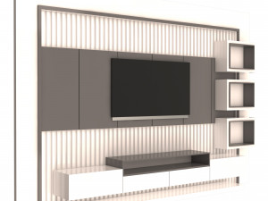 tv stand azer Modèle 3D