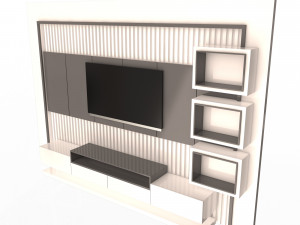 tv stand azer Model 3D