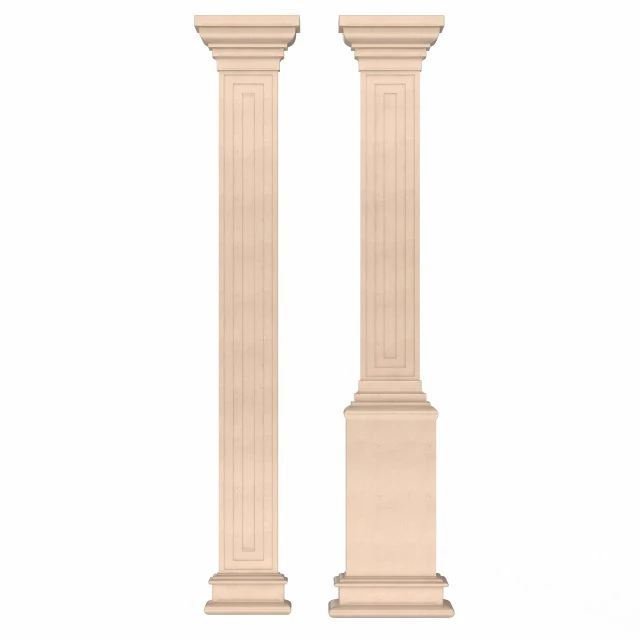 interior-exterior pilasters 3D Model .c4d .max .obj .3ds .fbx .stl .blend 