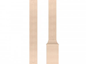 інтер'єр-зовнішні пілястри 3D Модель