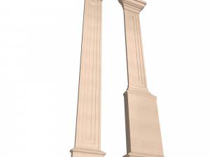 interior-exterior pilasters 3D Model