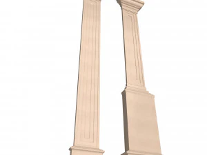 interior-exterior pilasters 3D Model