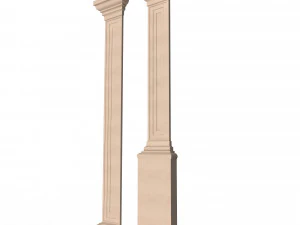 interior-exterior pilasters 3D Model