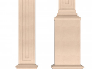 interior-exterior pilasters 3D Model