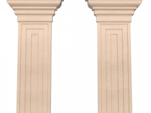 interior-exterior pilasters 3D Model