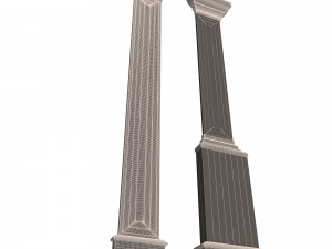 interior-exterior pilasters 3D Model